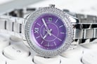 Fossil Stella ES5139 Ladies Purple Mother Of Pearl Dial Stainless Steel Strap-4