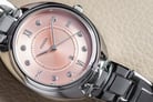 Fossil Gabby ES5146 Ladies Rose Gold Dial Silver Stainless Steel Strap-4