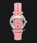 Fossil Carlie ES5160 Ladies Silver Dial Pink Leather Strap-2