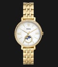 Fossil Jacqueline ES5167 Sun Moon Mother Of Pearl Dial Gold Stainless Steel Strap-0