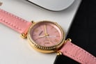 Fossil Carlie ES5177 Ladies Pink Mother Of Pearl Dial Pink Leather Strap-4