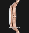 Fossil Stella ES5192 Mother of Pearl Floral Dial Rose Gold Stainless Steel Strap-1