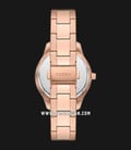 Fossil Stella ES5192 Mother of Pearl Floral Dial Rose Gold Stainless Steel Strap-2