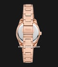 Fossil Scarlette ES5200 Ladies Silver Dial Rose Gold Stainless Steel Strap-1