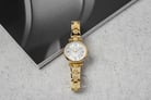 Fossil Carlie ES5203 Ladies Silver Dial Gold Stainless Steel Strap-4