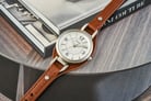 Fossil Carlie ES5214 Ladies White Dial Brown Eco Leather Strap-6