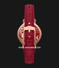 Fossil Jacqueline ES5248 Lunar New Year Silver Dial Red Eco Leather Strap-3