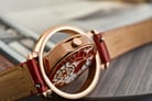 Fossil Jacqueline ES5248 Lunar New Year Silver Dial Red Eco Leather Strap-10