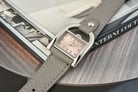 Fossil Harwell ES5265 Ladies Pink Dial Grey Leather Strap-6