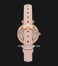 Fossil Carlie ES5268 Ladies White Mother Of Pearl Dial Pink Leather Strap-2