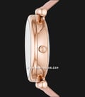 Fossil Carlie ES5269 Ladies White Dial Pink Blush Leather Strap-1