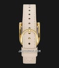 Fossil Harwell ES5280 Ladies Gold Dial Nude Leather Strap-2