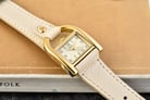 Fossil Harwell ES5280 Ladies Gold Dial Nude Leather Strap-5
