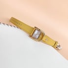 Fossil Harwell ES5281 Ladies White Dial Yellow Leather Strap-4