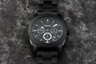 Fossil Machine FS4552 Chronograph Black Dial Black Stainless Steel Strap-4