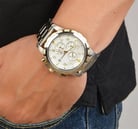 Fossil Dean FS4795 Chronograph Silver Dial Dual Tone Stainless Steel Strap-11
