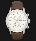 Fossil FS4865 Townsman Chronograph Brown Leather Strap-0