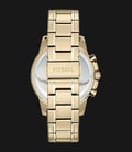 Fossil Dean FS4867 Men Chronograph Champagne Dial Gold-tone Stainless Steel Strap-2