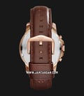 Fossil FS4991 Grant Chronograph Brown Leather Watch-2
