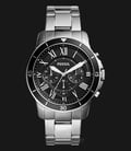 Fossil FS5236 Grant Sport Chronograph Stainless Steel Watch-0