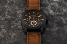 Fossil Machine FS5251SET Chronograph Dark Brown Dial Brown Leather Strap with Extra Bracelet-4