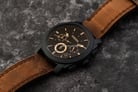 Fossil Machine FS5251SET Chronograph Dark Brown Dial Brown Leather Strap with Extra Bracelet-6