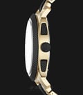 Fossil FS5261 Machine Chronograph Black Silicone Gold-Tone Stainless Steel Watch-1