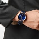 Fossil The Commuter FS5274 Blue Dial Blue Leather Strap-5