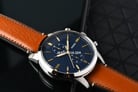 Fossil Townsman FS5279 Chronograph Blue Dial Brown Leather Strap-4