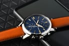 Fossil Townsman FS5279 Chronograph Blue Dial Brown Leather Strap-6