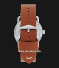 Fossil FS5325 Men The Commuter Three-Hand Blue Dial Brown Leather Strap-2