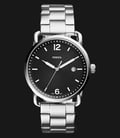 Fossil FS5391 The Commuter Men Black Dial Stainless Steel Strap-0