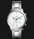 Fossil FS5433 Neutra Chronograph White Dial Stainless Steel-0