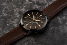 Fossil Townsman FS5437 Chronograph Dark Brown Dial Brown Leather Strap-6