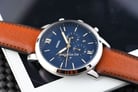 Fossil Neutra FS5453 Chronograph Blue Dial Brown Leather Strap-3
