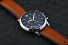 Fossil Neutra FS5453 Chronograph Blue Dial Brown Leather Strap-10