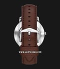 Fossil FS5464 The Minimalist Men Black Dial Brown Leather Strap-2