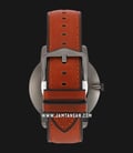 Fossil FS5479 The Minimalist Carbon Series Men Grey Dial Brown Leather Strap-2