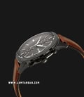 Fossil Townsman FS5522 Chronograph Grey Dial Brown Leather Strap-1