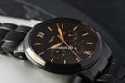 Fossil Neutra FS5525 Chronograph Black Dial Black Stainless Steel Strap-4