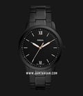 Fossil The Minimalist FS5526 Black Dial Black Stainless Steel Strap-0