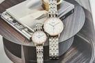 Fossil FS5562SET His And Her White Dial Stainless Steel Strap-4