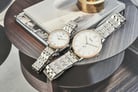 Fossil FS5562SET His And Her White Dial Stainless Steel Strap-6
