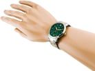 Fossil Minimalist FS5572 Green Mother of Pearl Dial Dual Tone Stainless Steel Strap-3