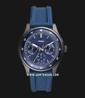 Fossil Belmar FS5577 Multifunction Mens Blue Navy Dial Blue Navy Silicone Strap-0