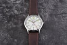 Fossil FS5610 Forrester White Dial Dark Brown Leather Strap-4