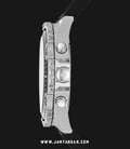 Fossil Garrett FS5624 Chronograph Men Black Dial Black Rubber Strap-1