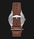 Fossil FS5629 Forrester Biege Dial Brown Leather Strap-2