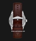 Fossil Chapman FS5633 Cream Dial Brown Leather Strap-2