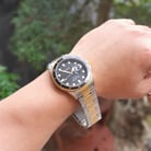 Fossil FS5653 FB-01 Men Black Dial Two Tone Stainless Steel Strap-4